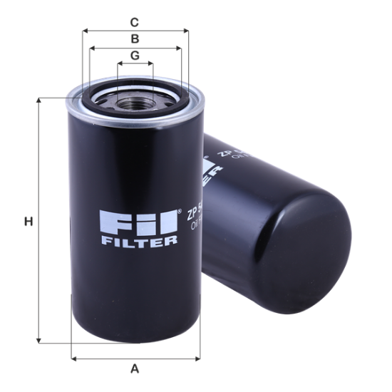 Obrázok Olejový filter FIL FILTER  ZP541A