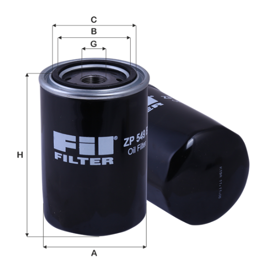 Obrázok Olejový filter FIL FILTER  ZP549B