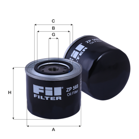 Obrázok Olejový filter FIL FILTER  ZP568