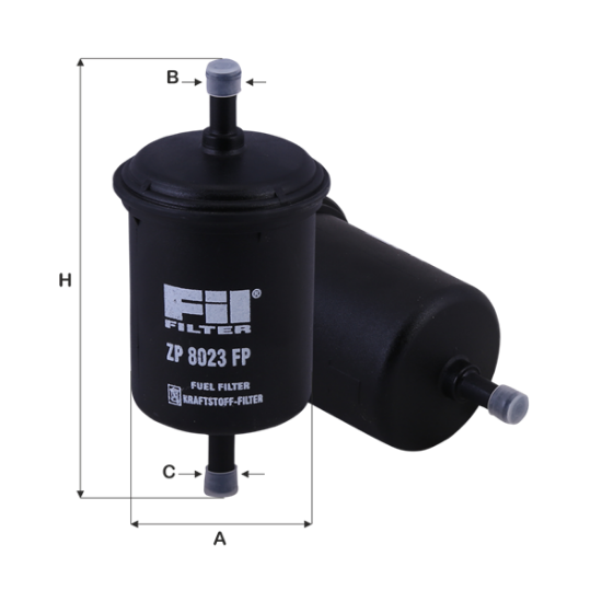 Obrázok Palivový filter FIL FILTER  ZP8023FP
