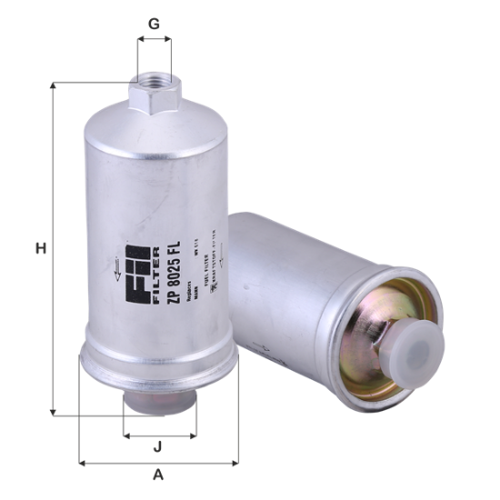 Obrázok Palivový filter FIL FILTER  ZP8025FL