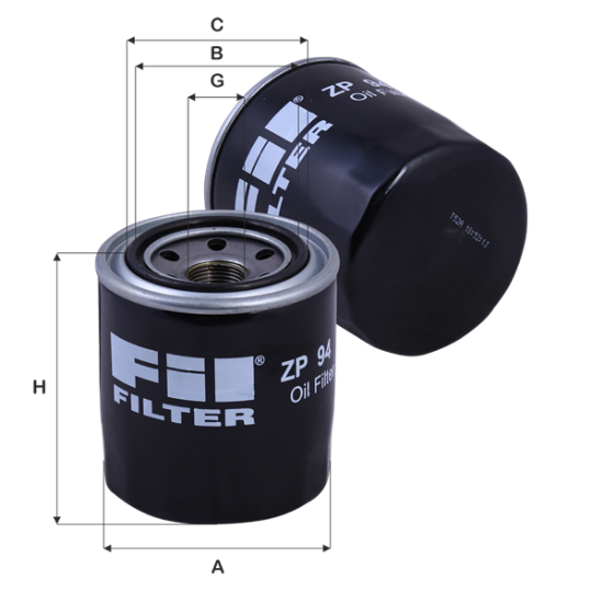 Obrázok Olejový filter FIL FILTER  ZP94