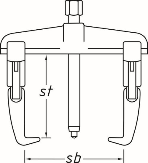 Obrázok Sżahovák na vetrák HAZET Fan pullers 2-arm 17921