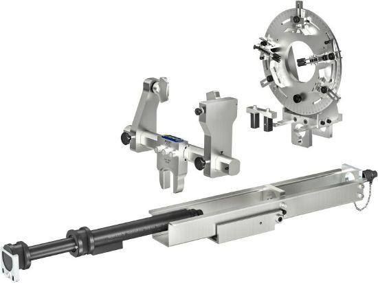 Obrázok Pripravok na stlacenie pruziny, pruzina podvozku HAZET Stationary universal spring vice 4 pieces 49034