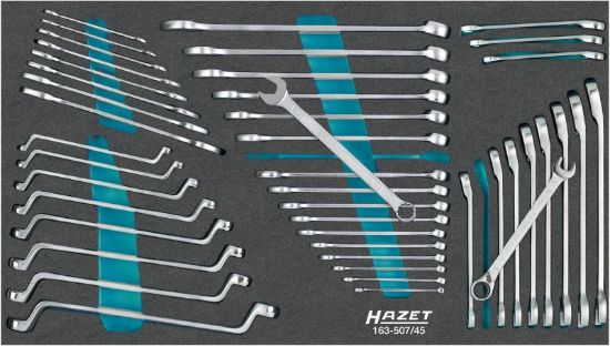 Obrázok Sada očkových a vidlicových kľúčov HAZET Wrench set 16350745