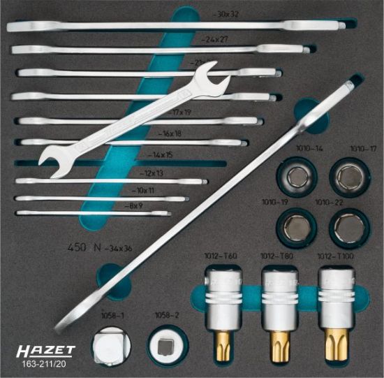 Obrázok Sda naradia HAZET Socket set 163549160