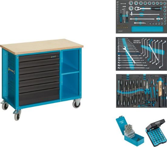 Obrázok Dielenský vozík HAZET Mobile work bench with assortment 177W7169
