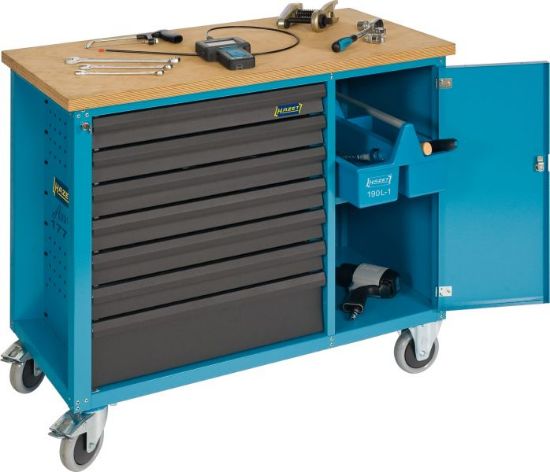 Obrázok Dielenský vozík HAZET Mobile work bench with assortment 177W7169