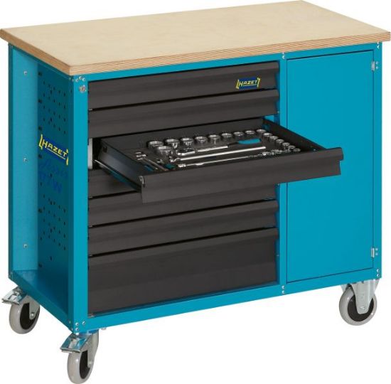 Obrázok Dielenský vozík HAZET Mobile work bench with assortment 177W7169