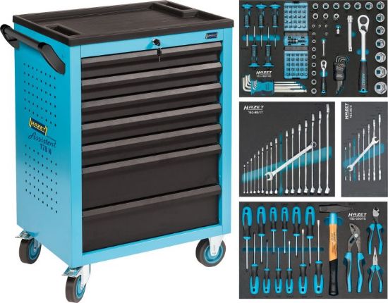 Obrázok Dielenský vozík HAZET Tool trolley Assistent 178 N-7 with 147 tools 178N7147
