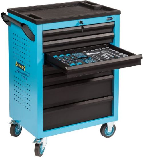 Obrázok Dielenský vozík HAZET Tool trolley Assistent 178 N-7 with 204 tools 178N7204