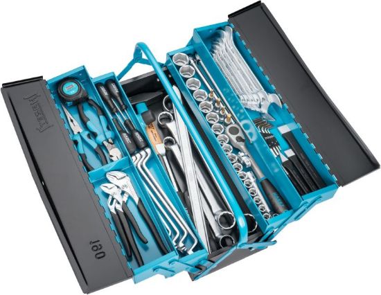 Obrázok Kufor na náradie HAZET Metal tool box with assortment 19080