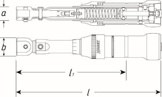 Obrázok Momentový kľúč HAZET Torque wrench 62951CTCAL