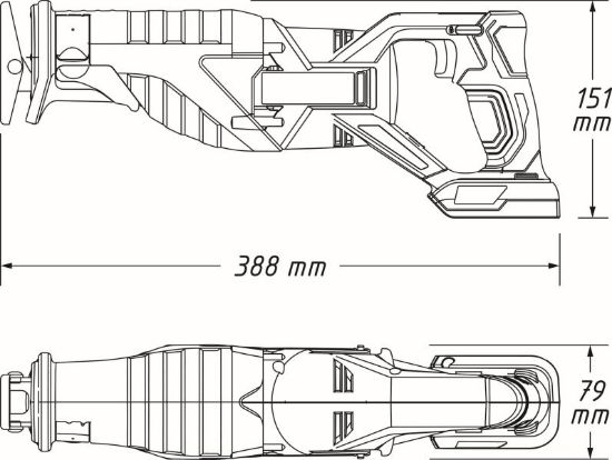 Obrázok Chvostová píla (akumulátor) HAZET Cordless reciprocating saw 92341