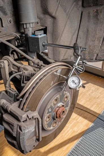 Obrázok Prípravok na kontrolu hádzavosti brzdových kotúčov HAZET Brake test tool set 49683