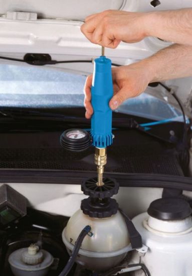 Obrázok sada na testovanie, tlak chladiacej sustavy HAZET Radiator tester 480012