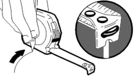 Obrázok Meracie pásmo HAZET Measuring tape 2154N2