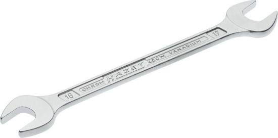 Obrázok Obojstranný vidlicový kľúč HAZET Double open-end wrench 450N16X17