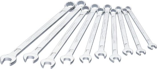 Obrázok Sada očkových a vidlicových kľúčov HAZET Combination wrench extra long slim design 600LG10