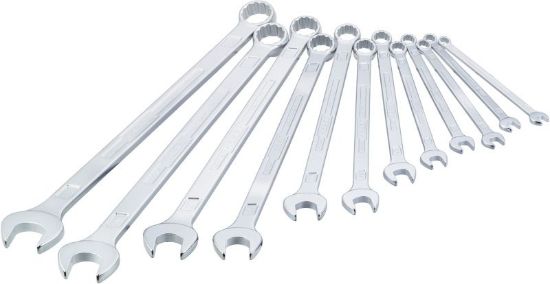 Obrázok Sada očkových a vidlicových kľúčov HAZET Combination wrench extra long slim design 600LG12