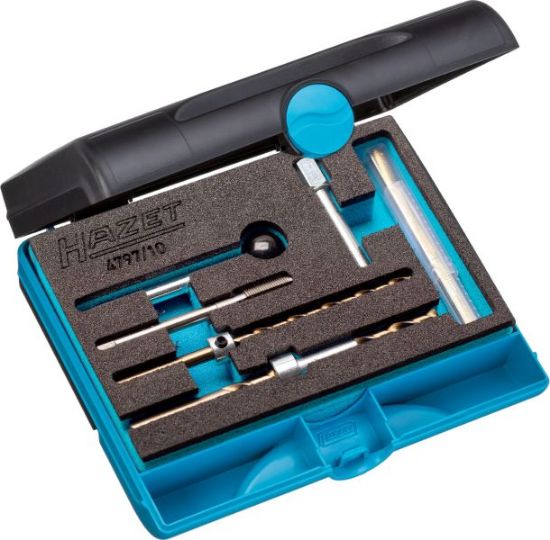 Obrázok Sada naradia, sada zavitovych vloziek HAZET Thread repair tool set for injector fastening screw 479710