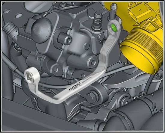 Obrázok Vyżahovák ventilov, pneumatiky HAZET Valve tool 6661
