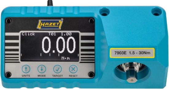 Obrázok Merač krútiaceho momentu HAZET Torque tester electronic 125 Nm 7903E