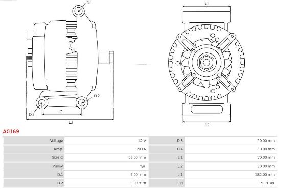 Obrázok Alternátor AS-PL Brand new |  | Alternators A0169