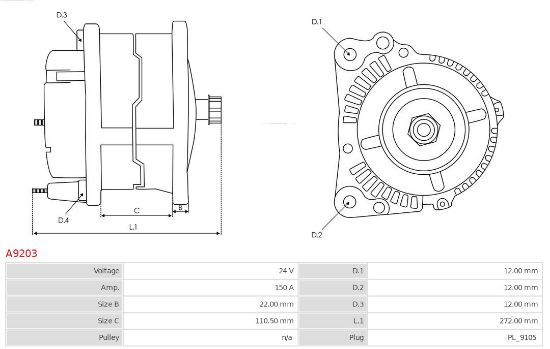 Obrázok Alternátor AS-PL Brand new |  | Alternators A9203
