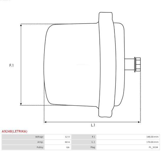 Obrázok Alternátor AS-PL Brand new | Letrika | Alternators A9248LETRIKA