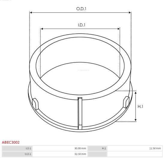 Obrázok Ochranná krytka alternátora AS-PL Brand new |  | Bearing covers ABEC3002