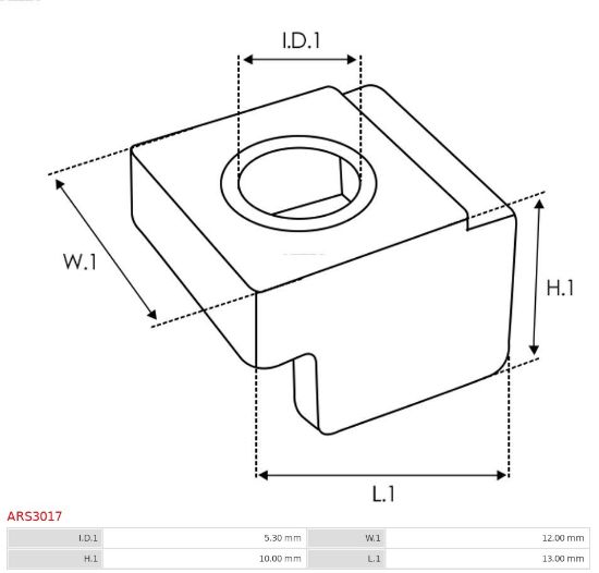 Obrázok Sada na opravu alternátora AS-PL Brand new |  | Alternator stator mounting elements ARS3017