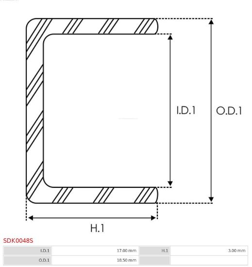 Obrázok Opravná sada pre żtartér AS-PL Brand new |  | Starter bendix blind stoppers SDK0048S