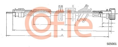 Obrázok Hriadeľ tachometra COFLE  S05001