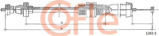 Obrázok Plynové lanko COFLE  12635