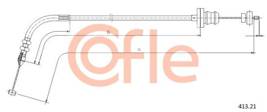 Obrázok Plynové lanko COFLE  41321