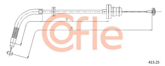 Obrázok Plynové lanko COFLE  41325