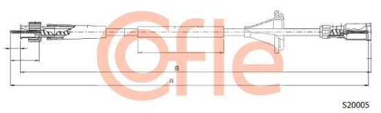 Obrázok Hriadeľ tachometra COFLE  92S20005