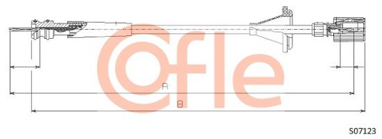 Obrázok Hriadeľ tachometra COFLE  S07123
