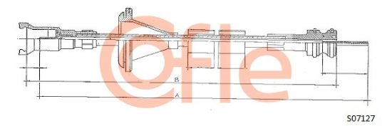 Obrázok Hriadeľ tachometra COFLE  S07127