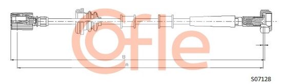 Obrázok Hriadeľ tachometra COFLE  S07128