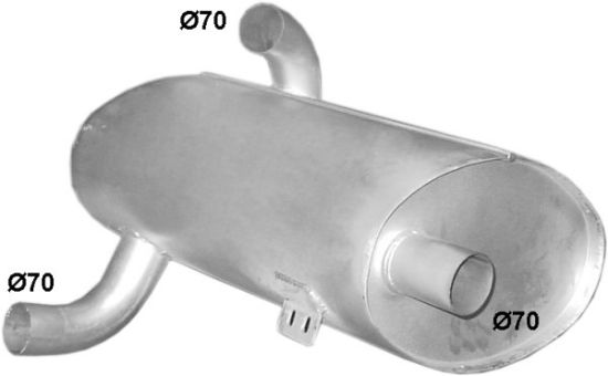 Obrázok Koncový tlmič výfuku POLMO  69101