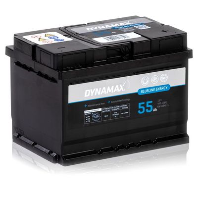 Obrázok Batéria DYNAMAX  ENERGY BLUELINE 12V/55Ah/450A +P