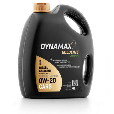 Obrázok Motorový olej DYNAMAX  GOLDLINE LONGLIFE 0W-20 503304