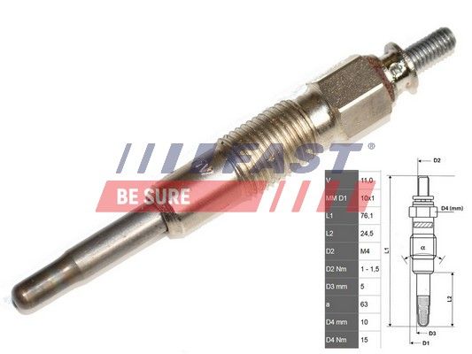 Obrázok żeraviaca sviečka FAST  FT82705
