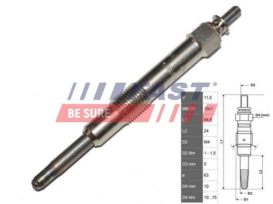Obrázok żeraviaca sviečka FAST  FT82730