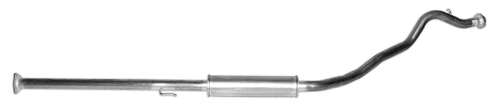 Obrázok Stredný tlmič výfuku NOVAK  08312