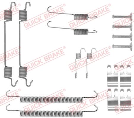 Obrázok Sada príslużenstva brzdovej čeľuste QUICK BRAKE  1050029