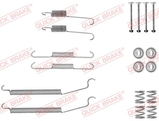 Obrázok Sada príslużenstva brzdovej čeľuste QUICK BRAKE  1050039