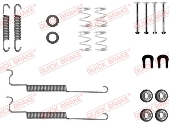 Obrázok Sada príslużenstva brzdovej čeľuste QUICK BRAKE  1050049